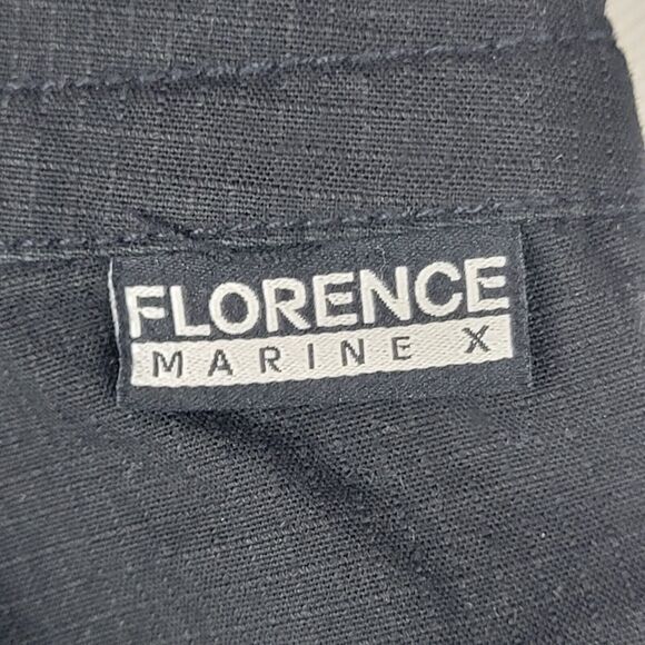 Florence Marine X Traveler 6" Shorts Men 38 Black Stretch Cotton Ripstop Utility - Picture 9 of 10